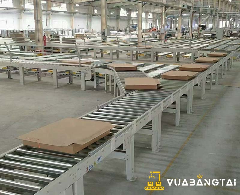 Ứng dụng băng tải con lăn