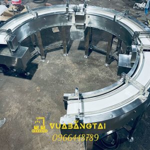 Băng tải Pu góc cong